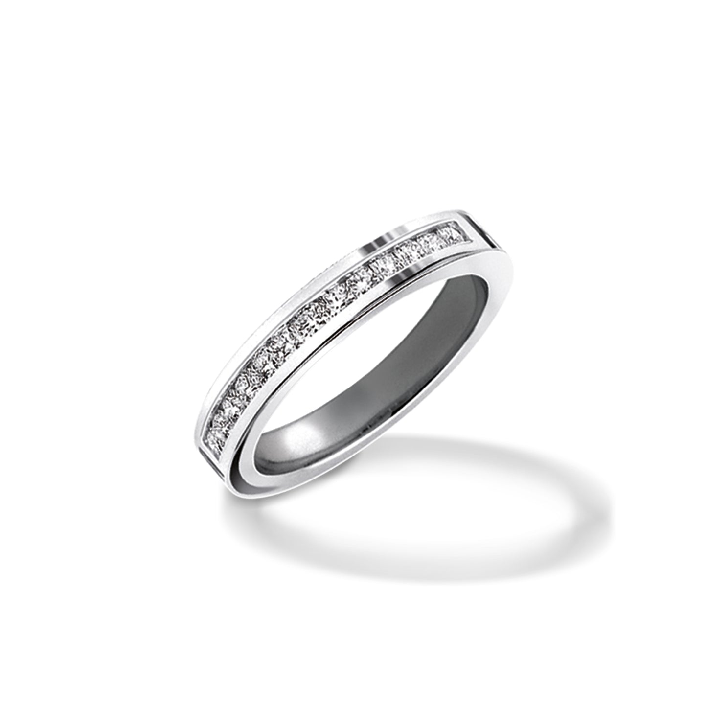Timeless 18K White Gold Diamond Eternity Ring
