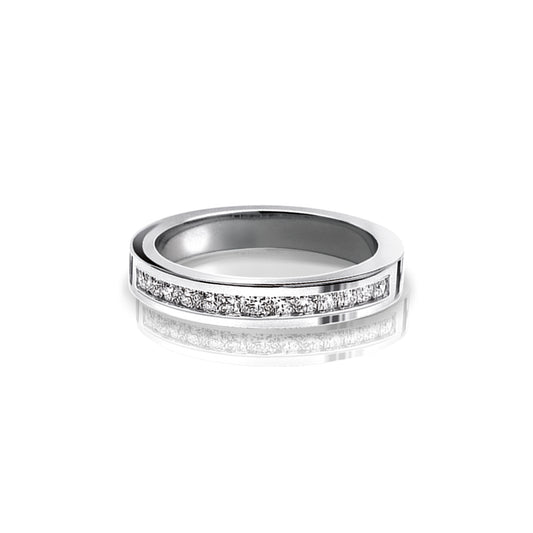 Timeless 18K White Gold Diamond Eternity Ring