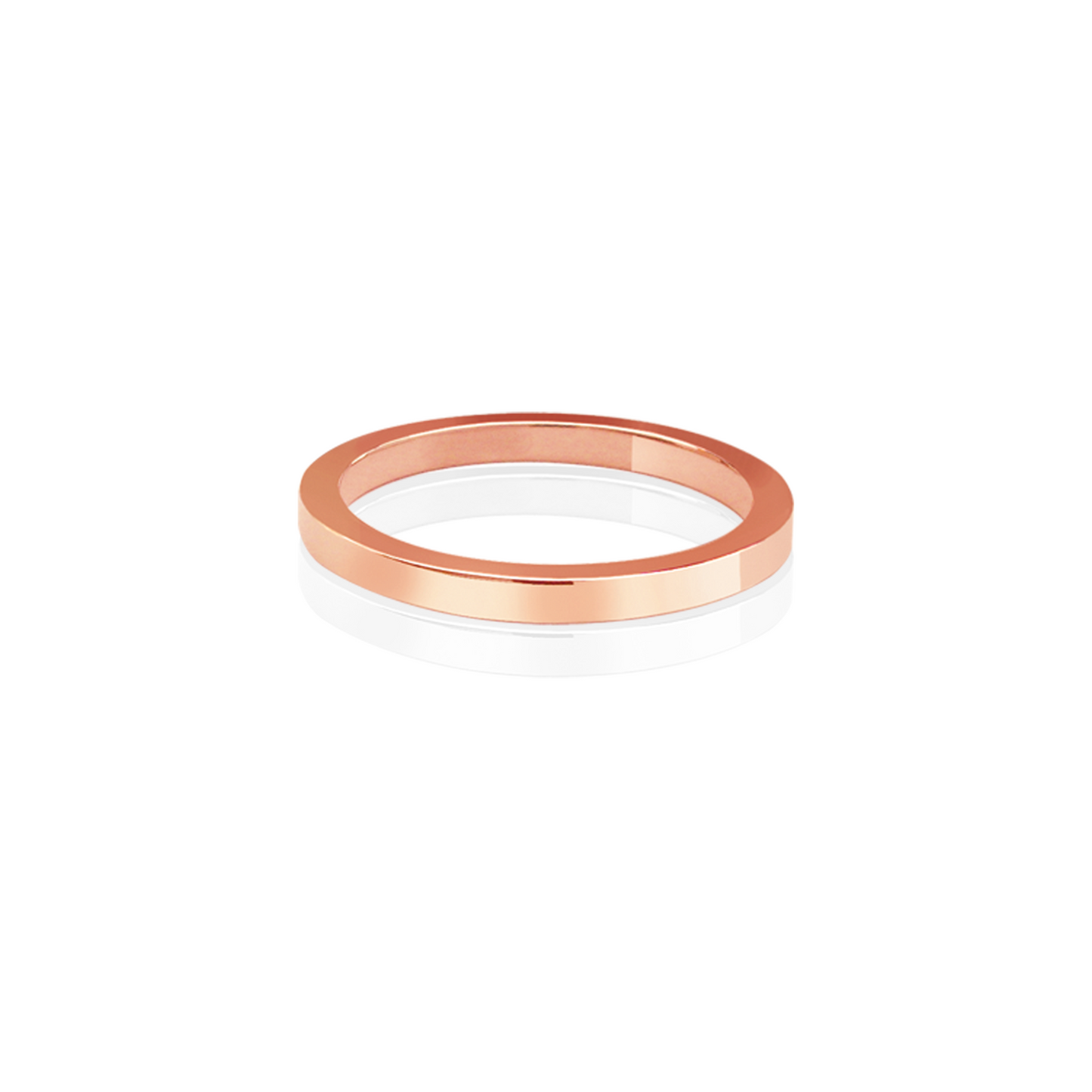 Flanders Love in 18K Rose Gold Classic Comfort Fit