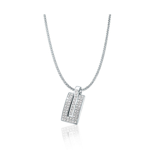 Exclusive 18K Gold Flanders Cut Diamond Pendant