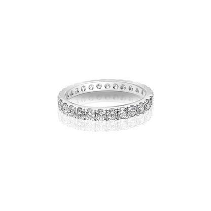 Flanders Love Full Eternity Diamonds Ring in 18K