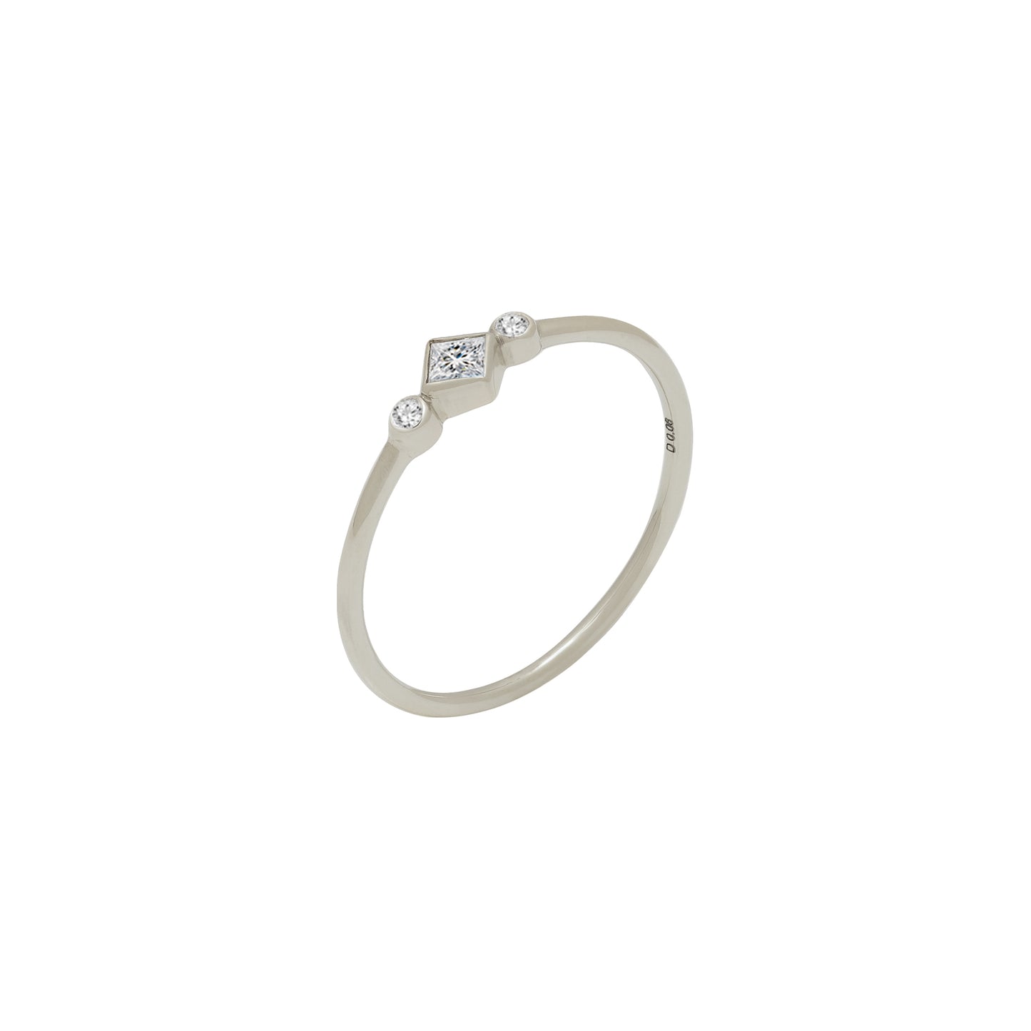 Mini Diamonds White Gold Ring