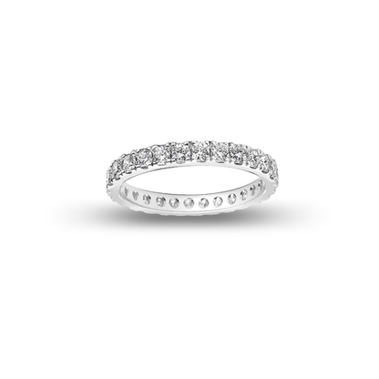 Flanders Love Full Eternity Diamonds Ring in 18K